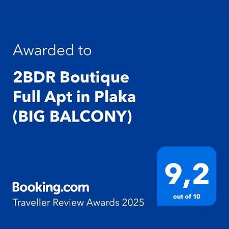 2Bdr Boutique Full Apt In Plaka Афіни Екстер'єр фото